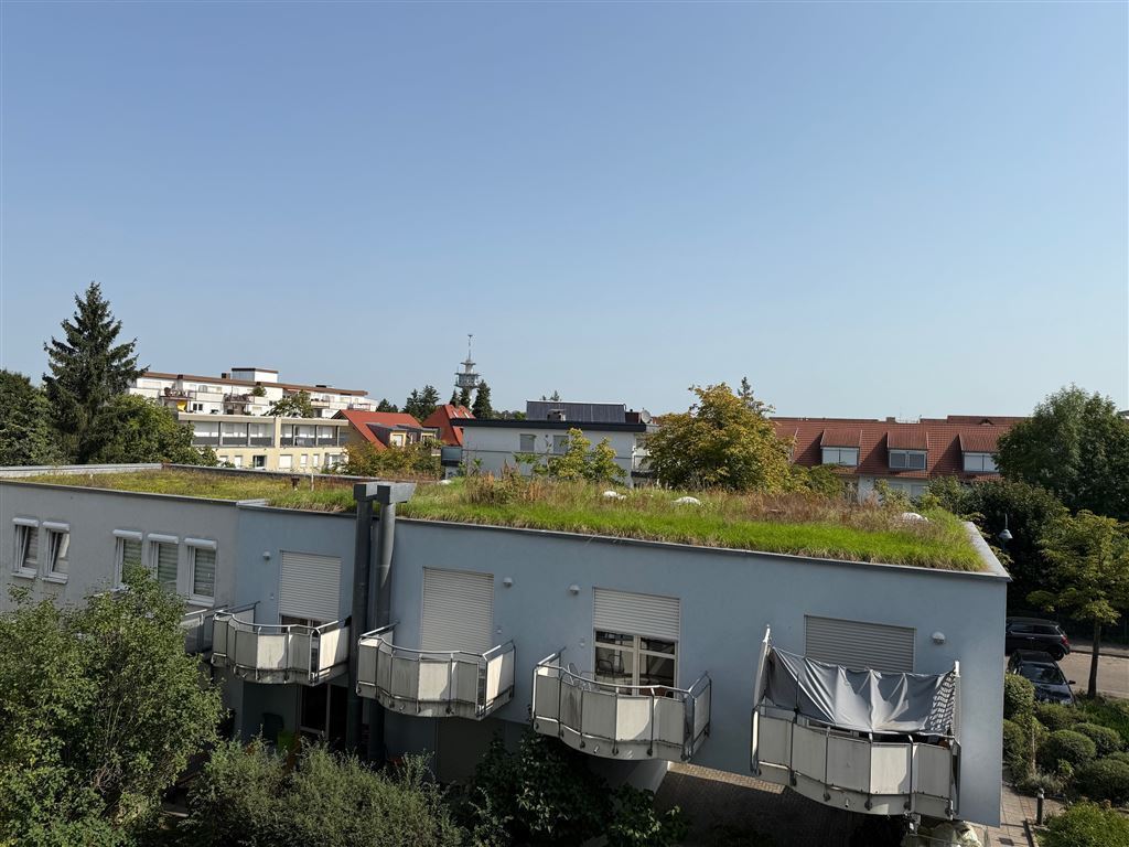 Blick vom Balkon